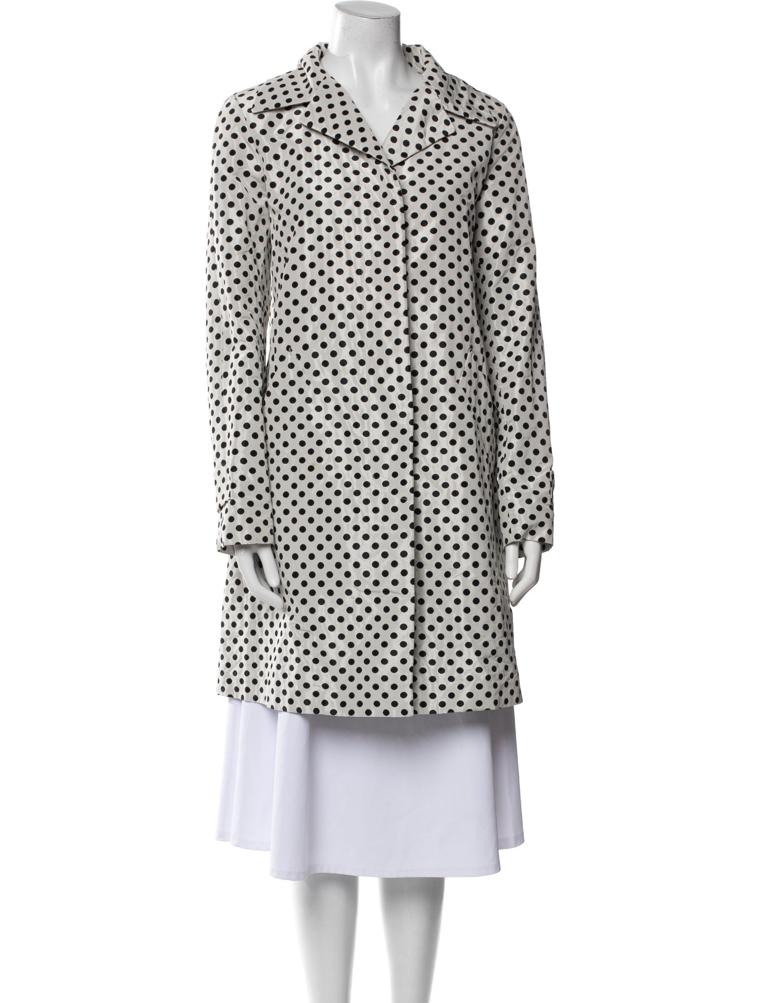 Weekend Max Mara Polka Dot Print Coat