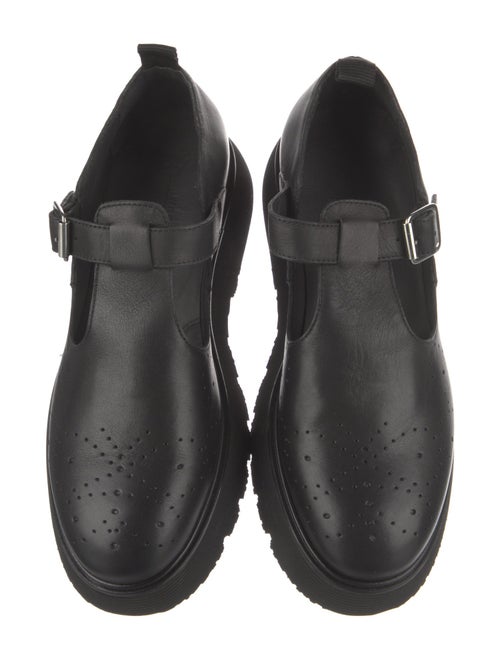 Weekend Max Mara Leather Mary Jane Flats