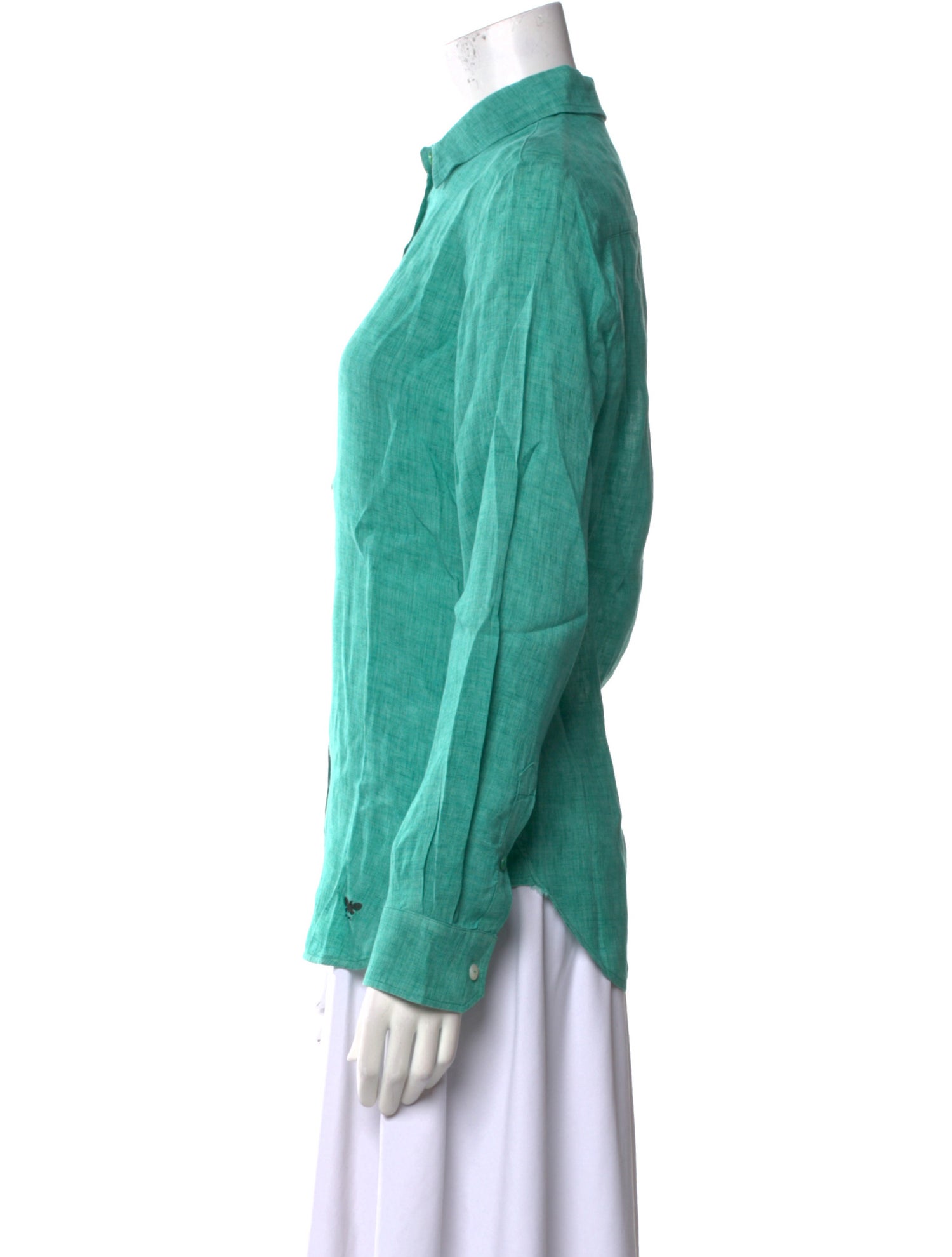 Weekend Max Mara Long Sleeve Button-Up Top