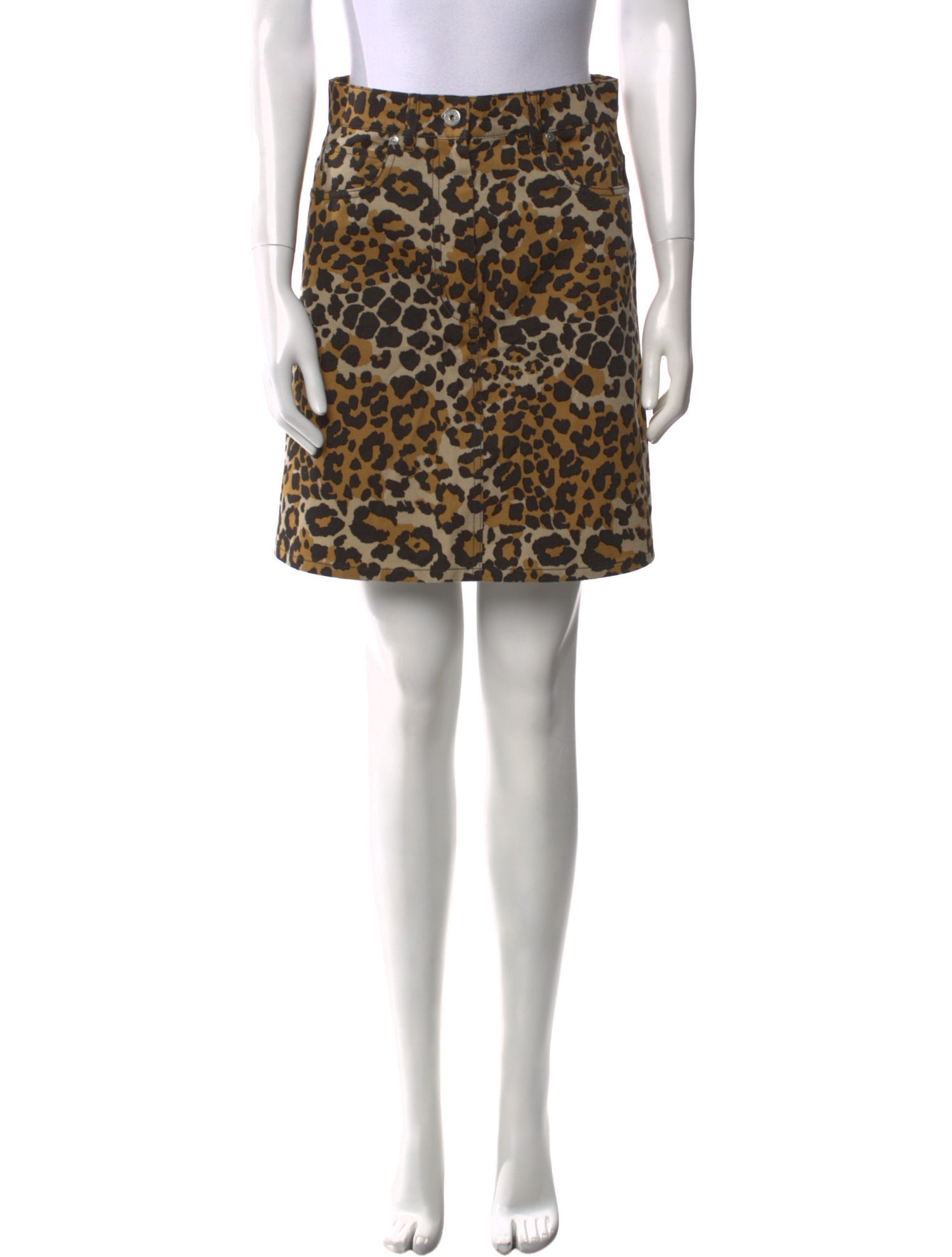 Weekend Max Mara Animal Print Mini Skirt