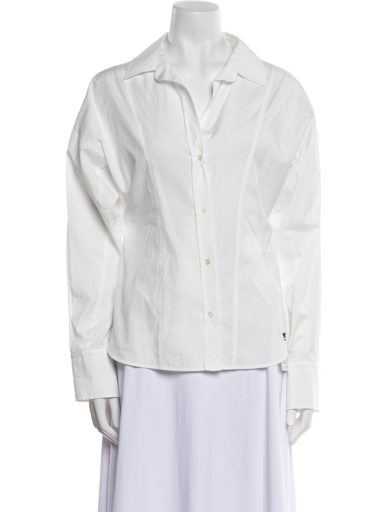Weekend Max Mara Long Sleeve Button-Up Top