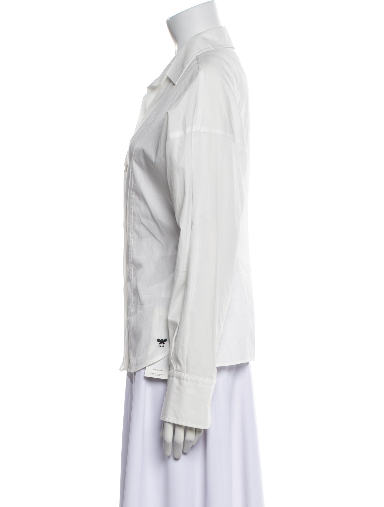 Weekend Max Mara Long Sleeve Button-Up Top