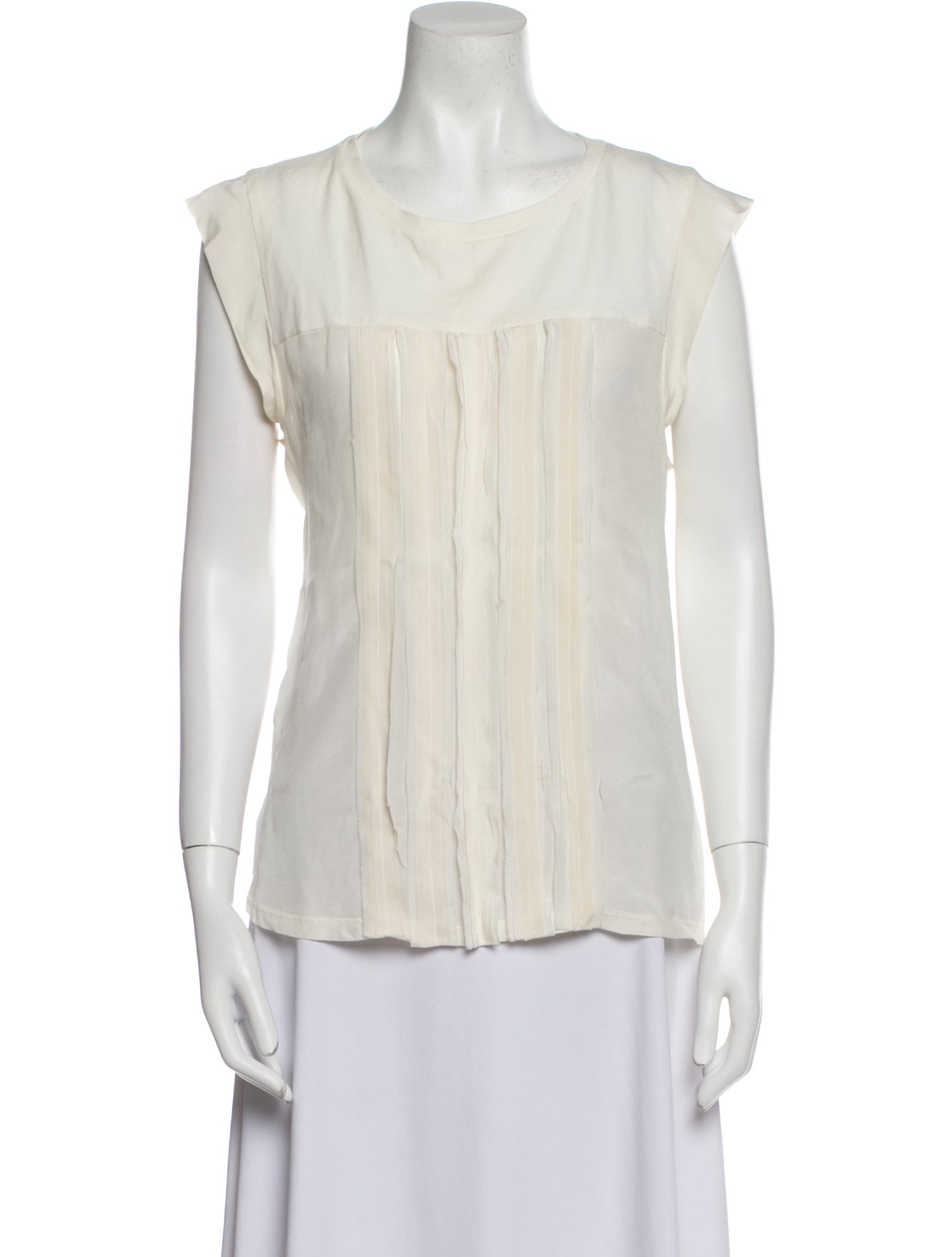 Weekend Max Mara Scoop Neck Short Sleeve Blouse