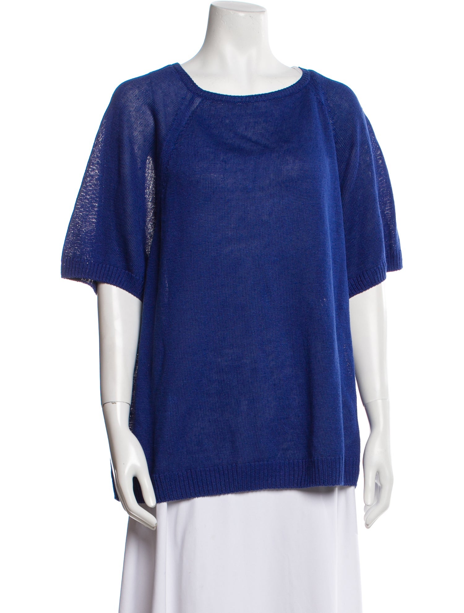 Weekend Max Mara Linen Bateau Neckline Sweater