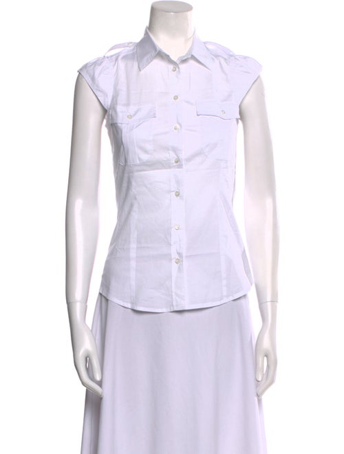 Weekend Max Mara Sleeveless Button-Up Top