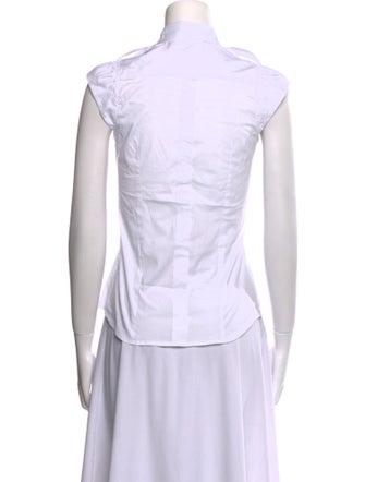 Weekend Max Mara Sleeveless Button-Up Top