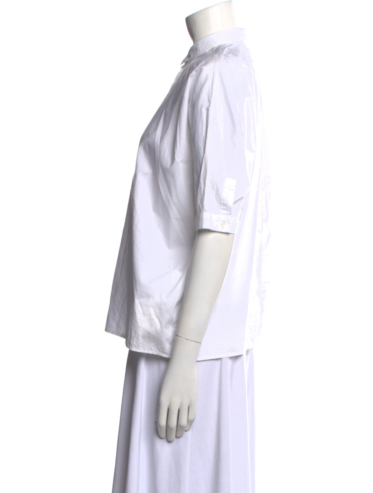 Weekend Max Mara Short Sleeve Button-Up Top