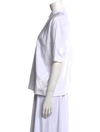 Weekend Max Mara Short Sleeve Button-Up Top
