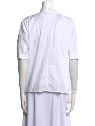 Weekend Max Mara Short Sleeve Button-Up Top