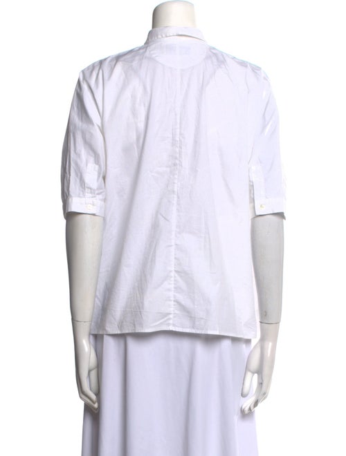 Weekend Max Mara Short Sleeve Button-Up Top