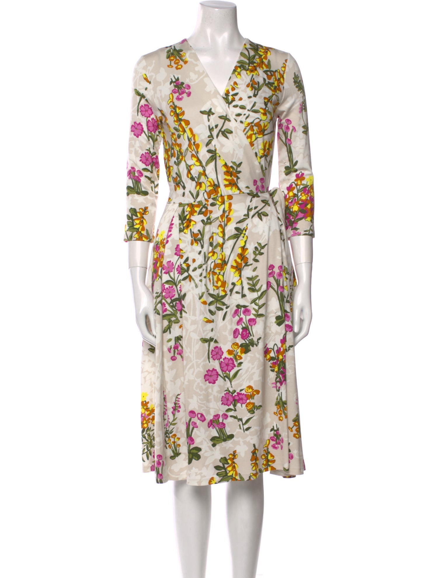 Weekend Max Mara Floral Print Midi Length Dress w/ Tags