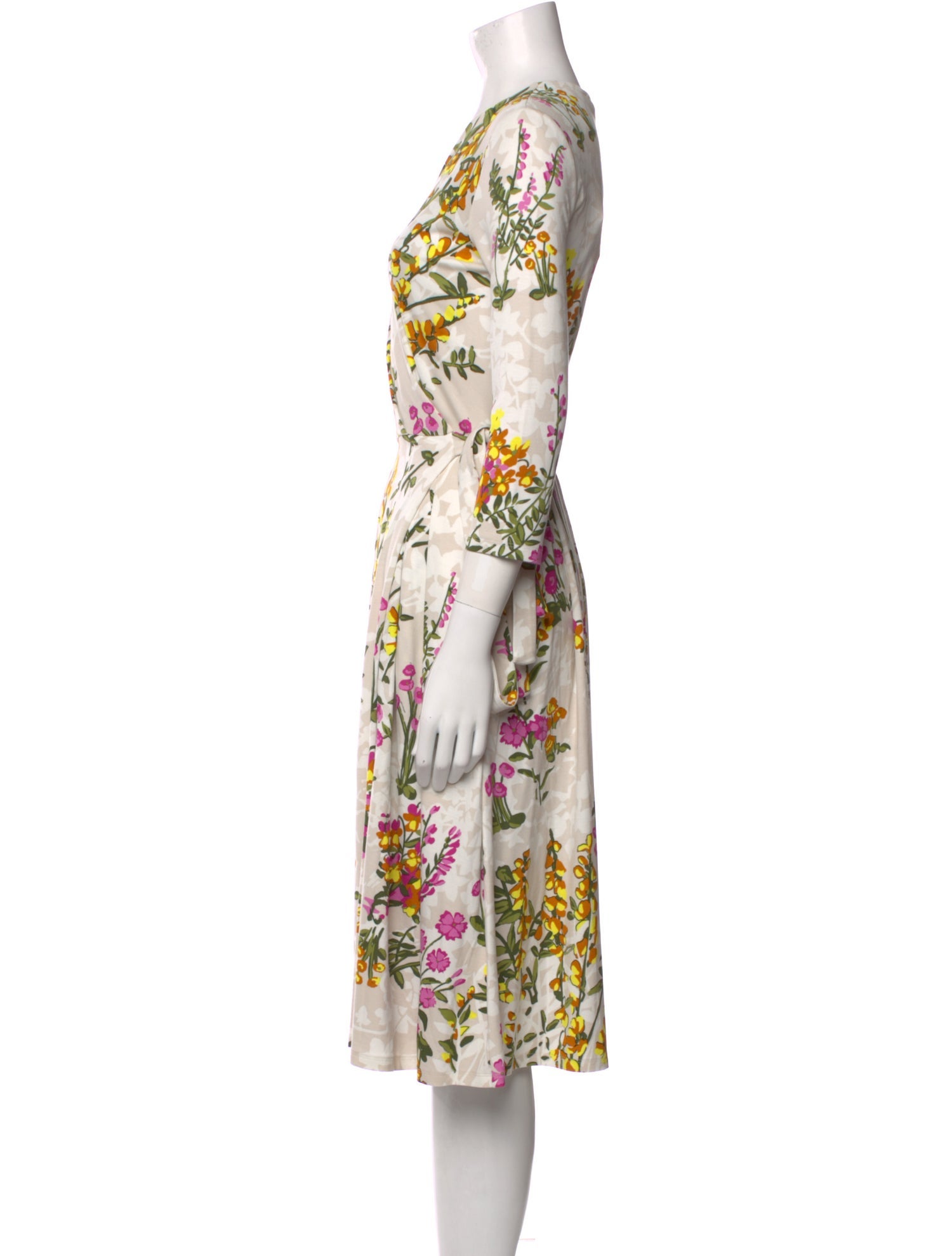 Weekend Max Mara Floral Print Midi Length Dress w/ Tags