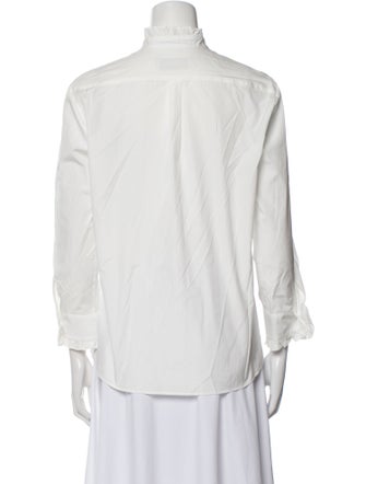 Weekend Max Mara Three-Quarter Sleeve Button-Up Top