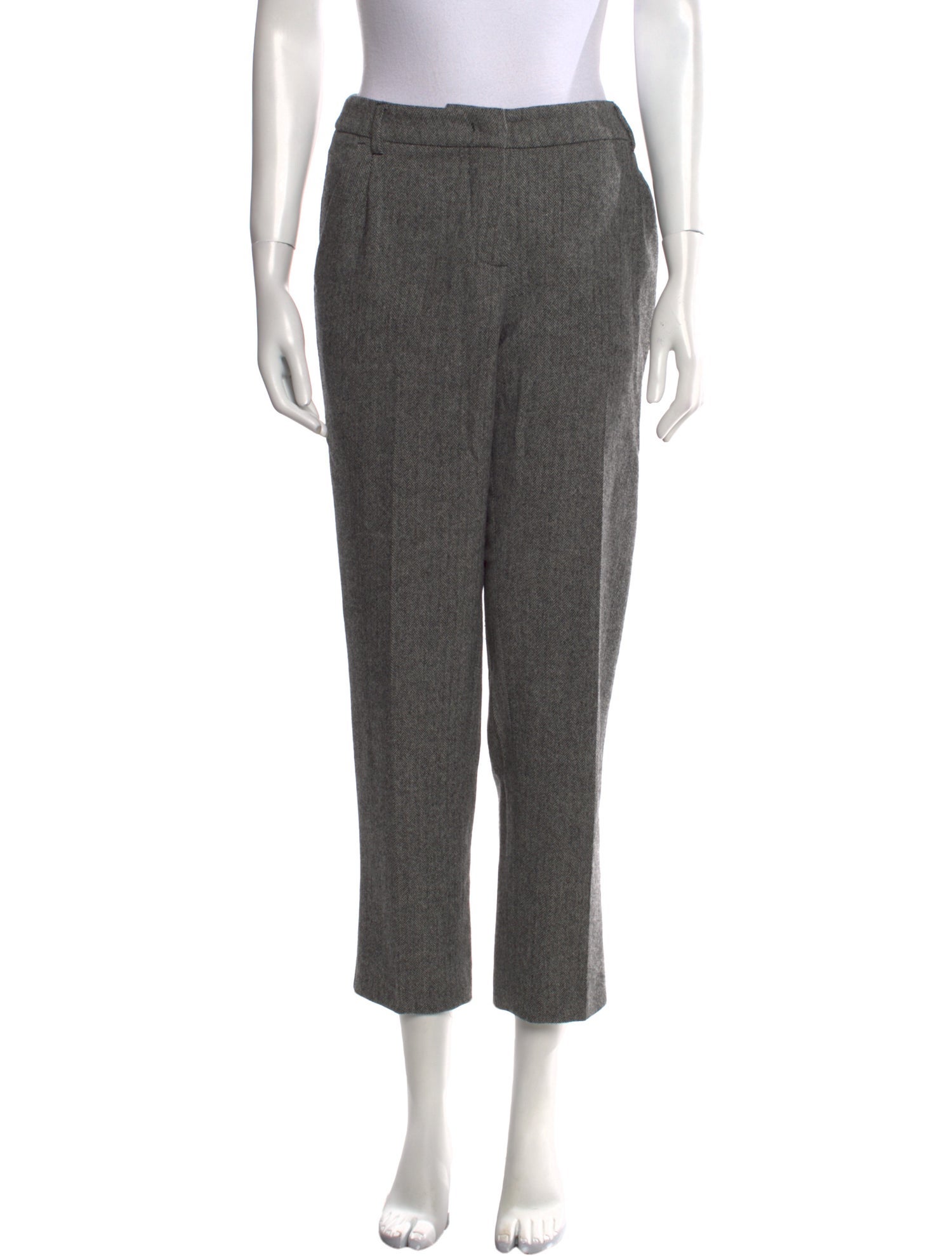 Weekend Max Mara Virgin Wool Straight Leg Pants