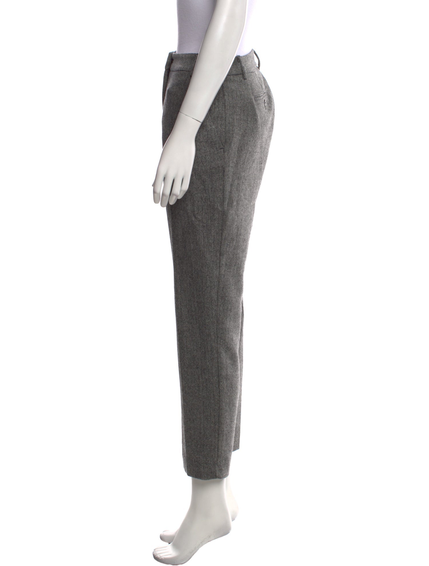 Weekend Max Mara Virgin Wool Straight Leg Pants