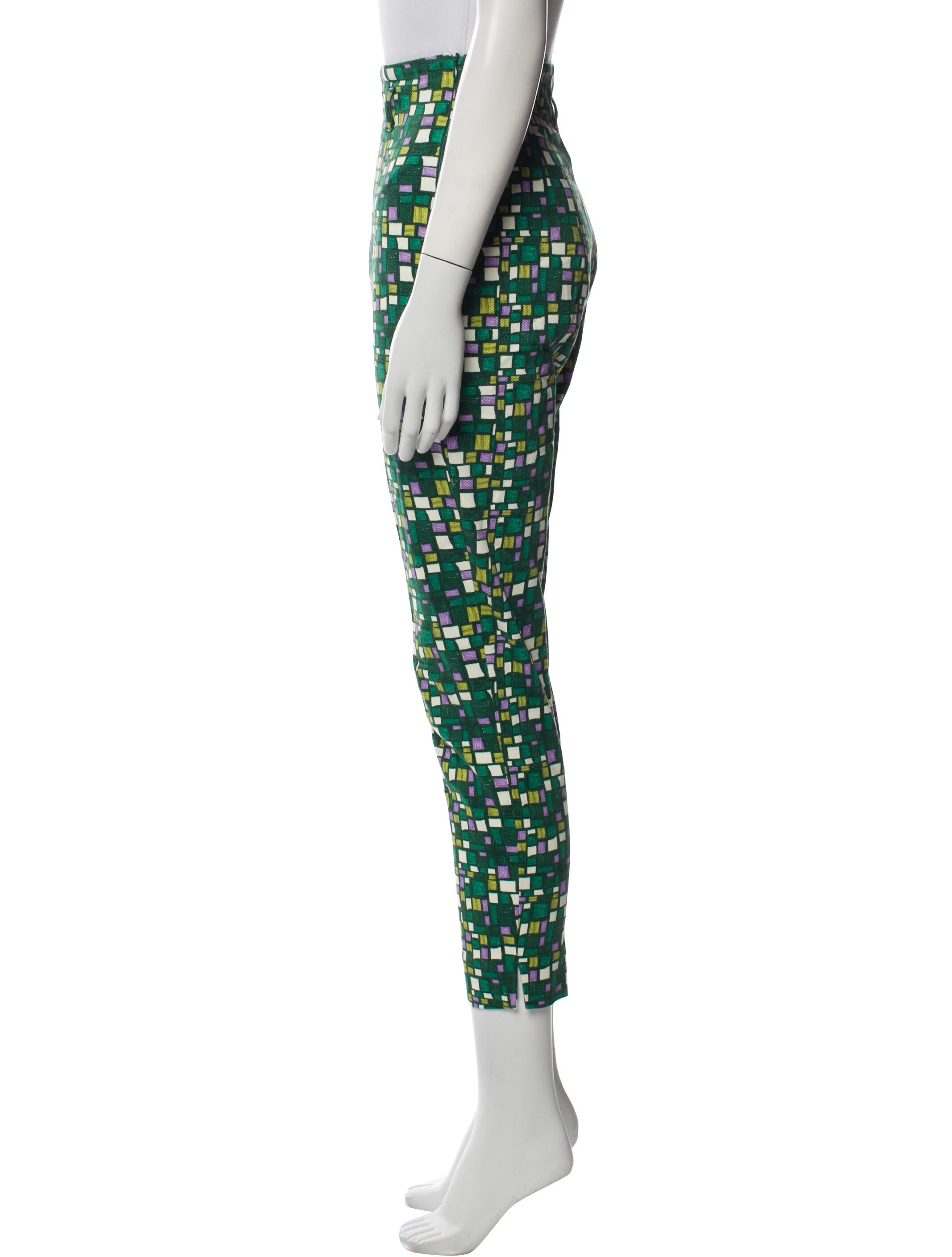 Weekend Max Mara Floral Print Skinny Leg Pants