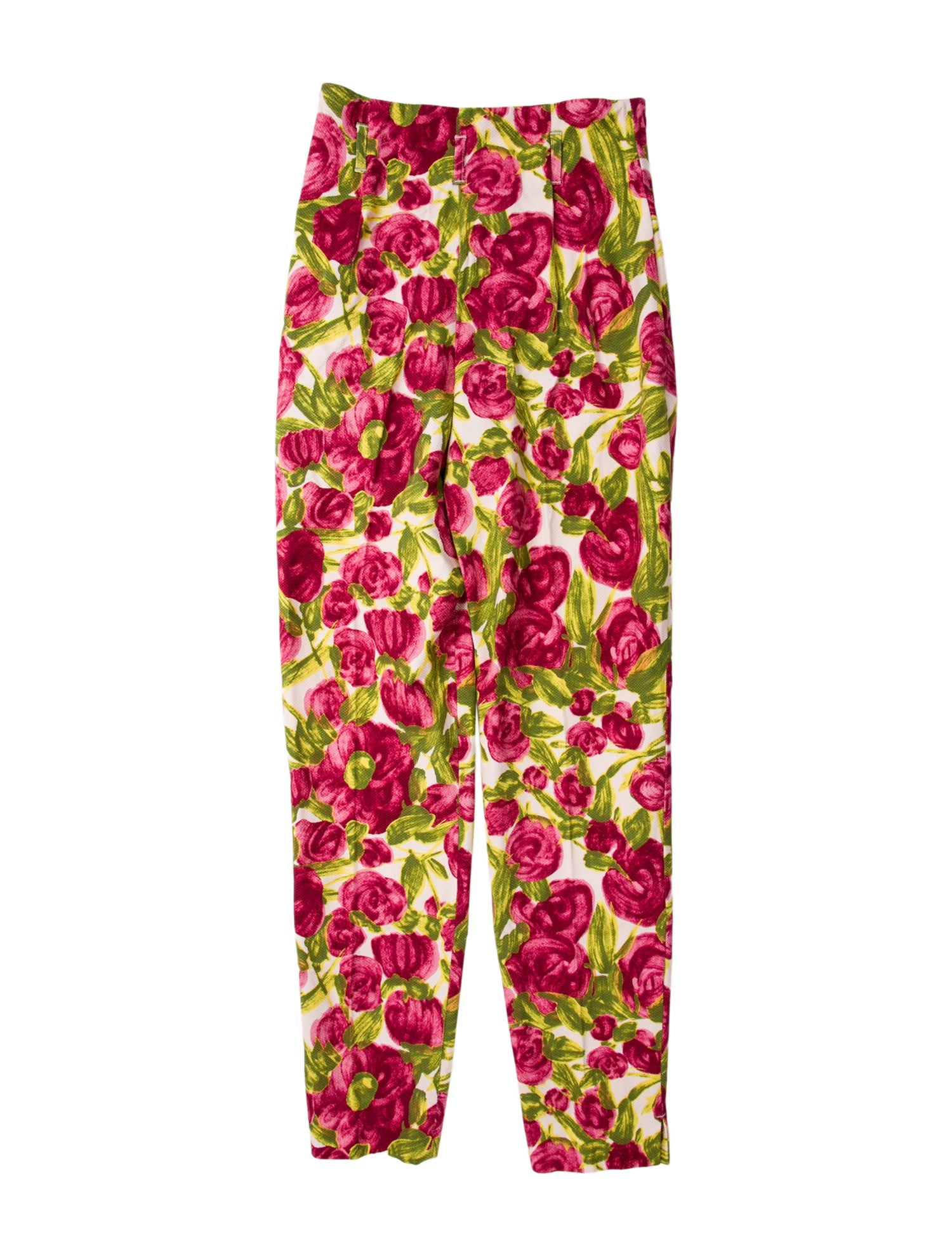 Weekend Max Mara Floral Print Skinny Leg Pants