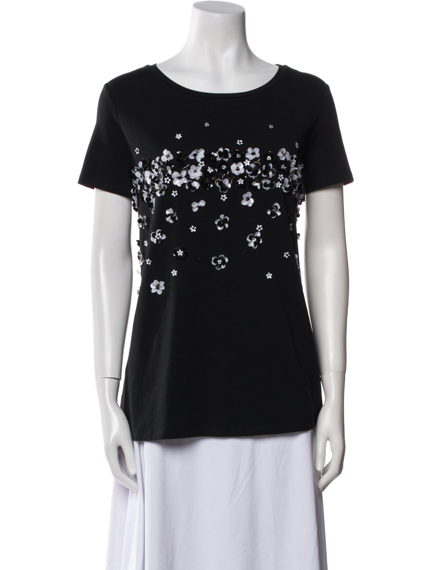 Weekend Max Mara Scoop Neck Short Sleeve T-Shirt