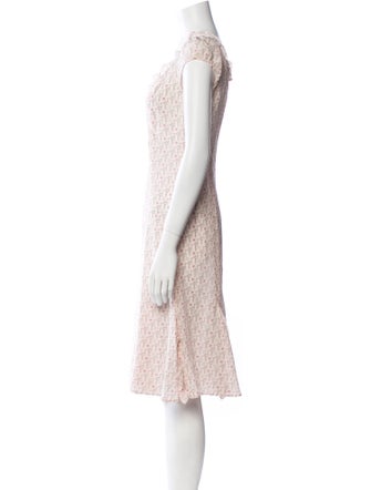 Weekend Max Mara Floral Print Midi Length Dress