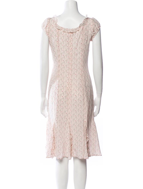 Weekend Max Mara Floral Print Midi Length Dress