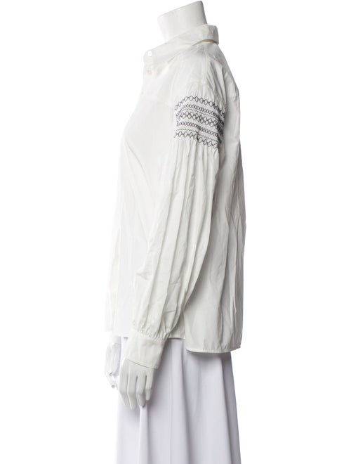 Weekend Max Mara Long Sleeve Button-Up Top