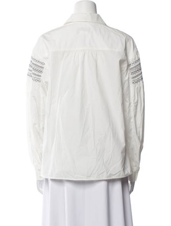 Weekend Max Mara Long Sleeve Button-Up Top
