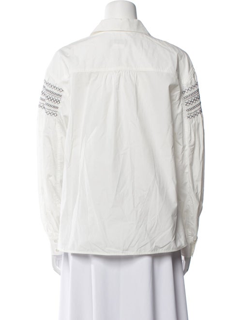 Weekend Max Mara Long Sleeve Button-Up Top