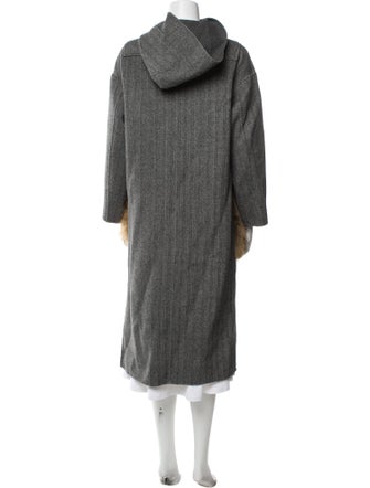 Weekend Max Mara Virgin Wool Faux Fur Coat