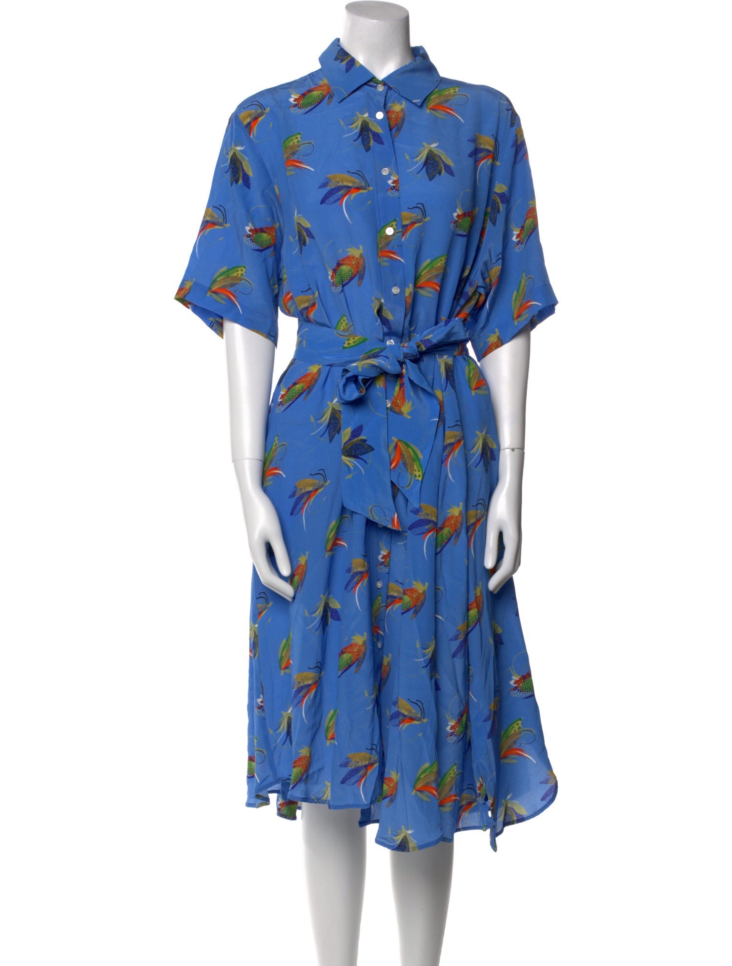 Weekend Max Mara Silk Midi Length Dress