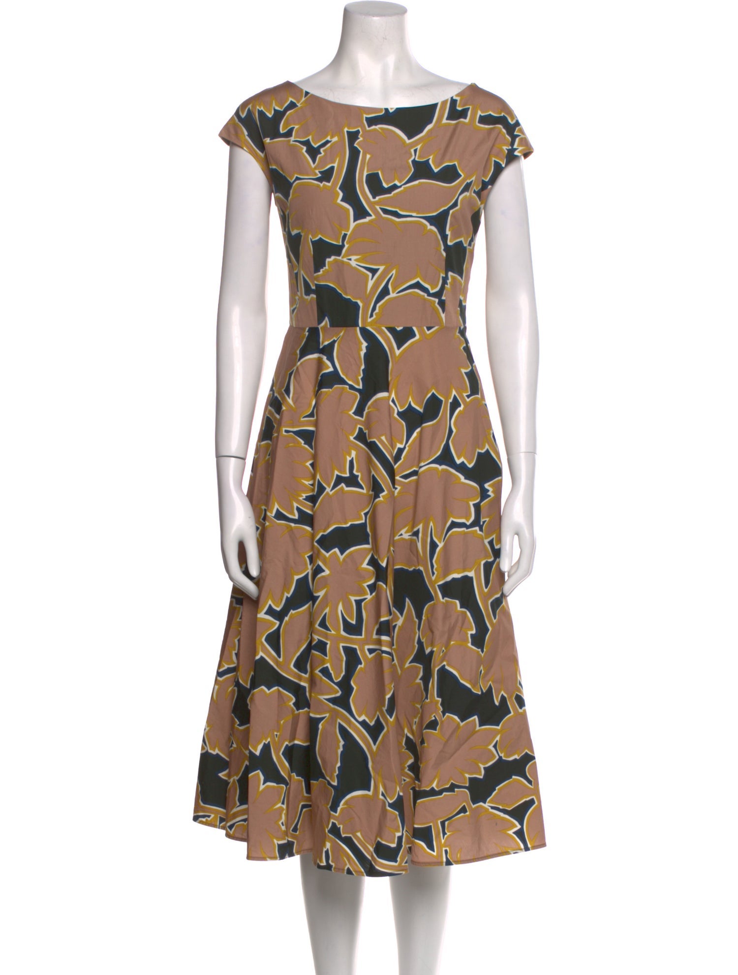 Weekend Max Mara Printed Midi Length Dress