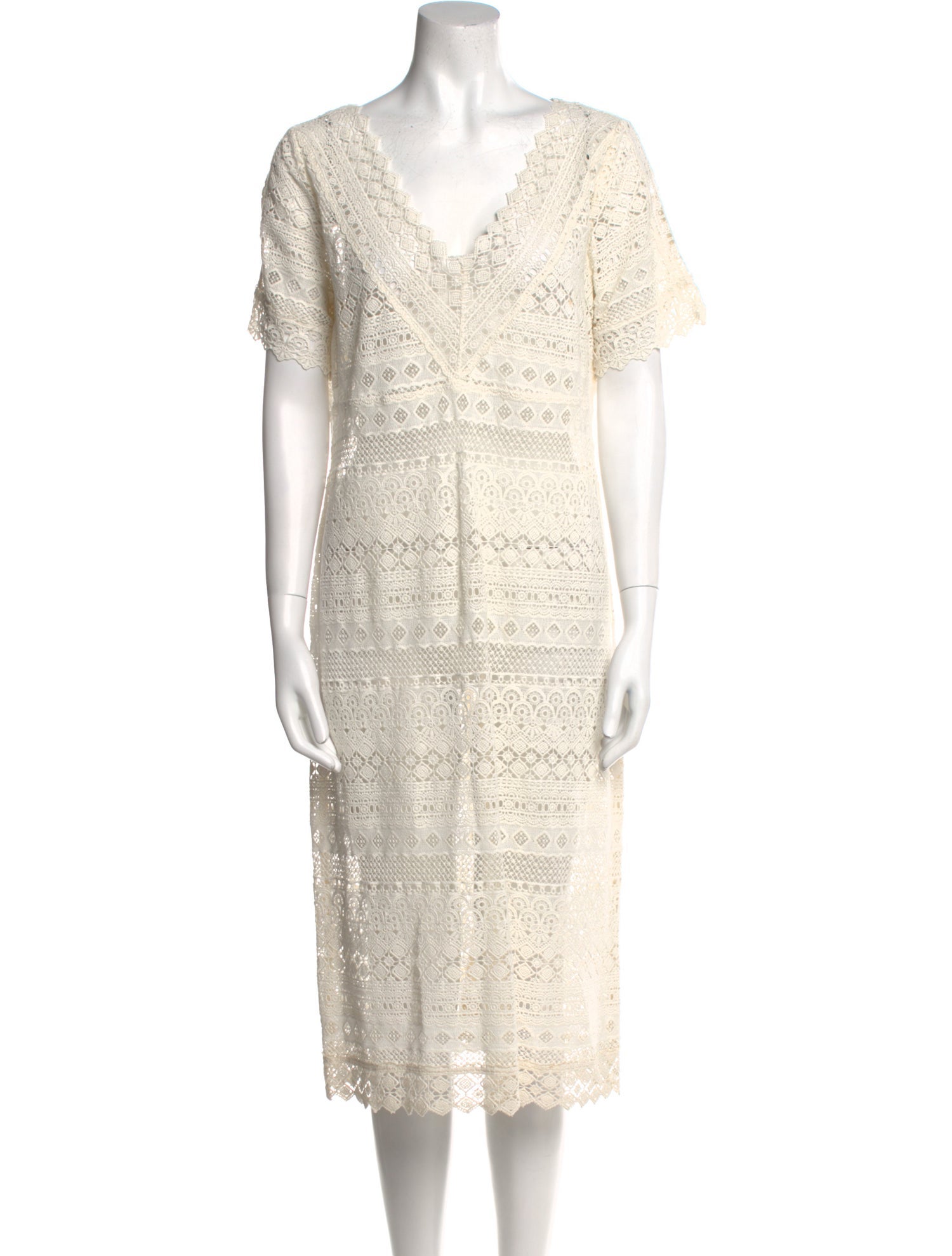 Weekend Max Mara V-Neck Knee-Length Dress