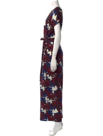 Weekend Max Mara Silk Printed Jumpsuit