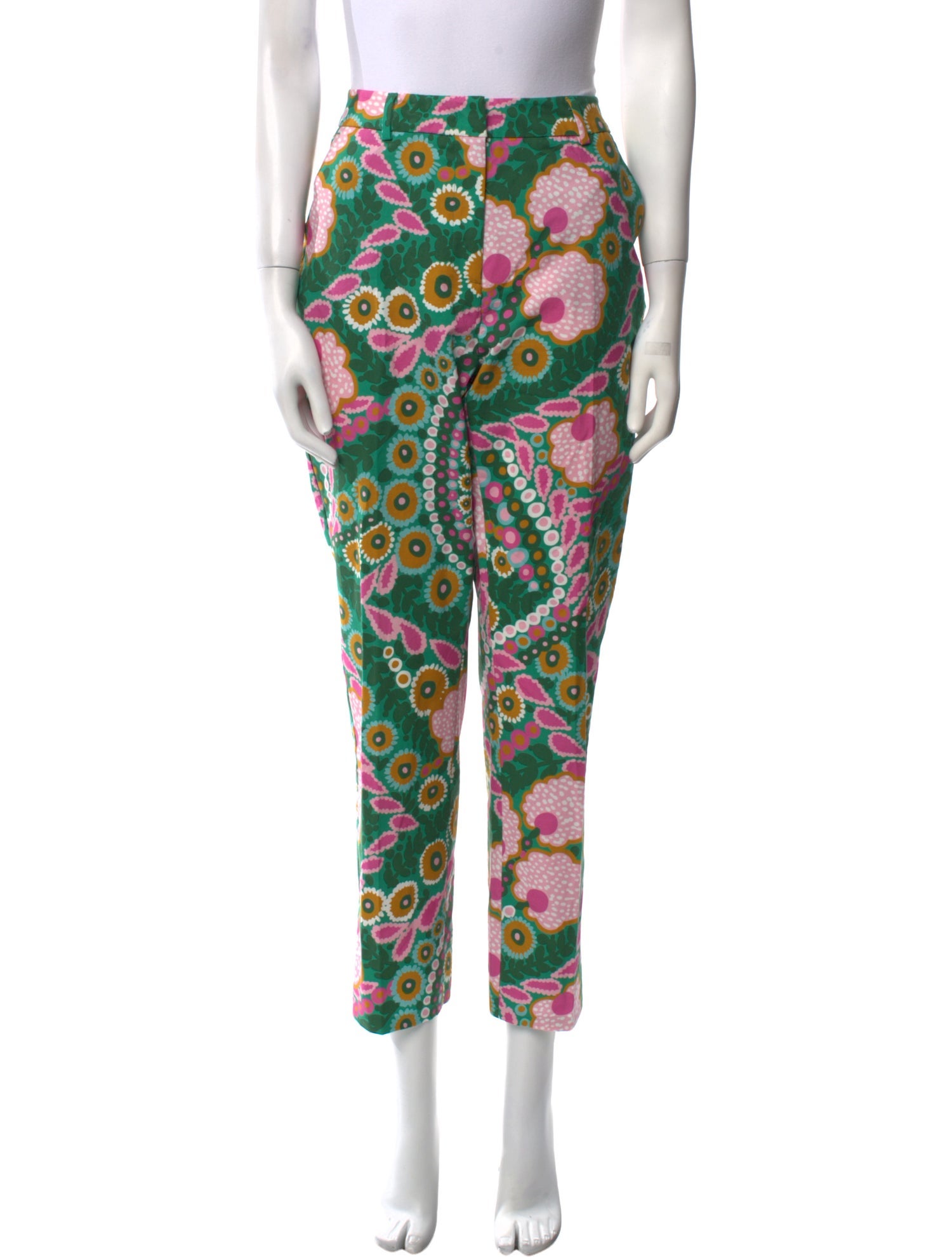 Weekend Max Mara Printed Straight Leg Pants