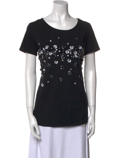 Weekend Max Mara Graphic Print Scoop Neck T-Shirt