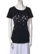 Weekend Max Mara Graphic Print Scoop Neck T-Shirt