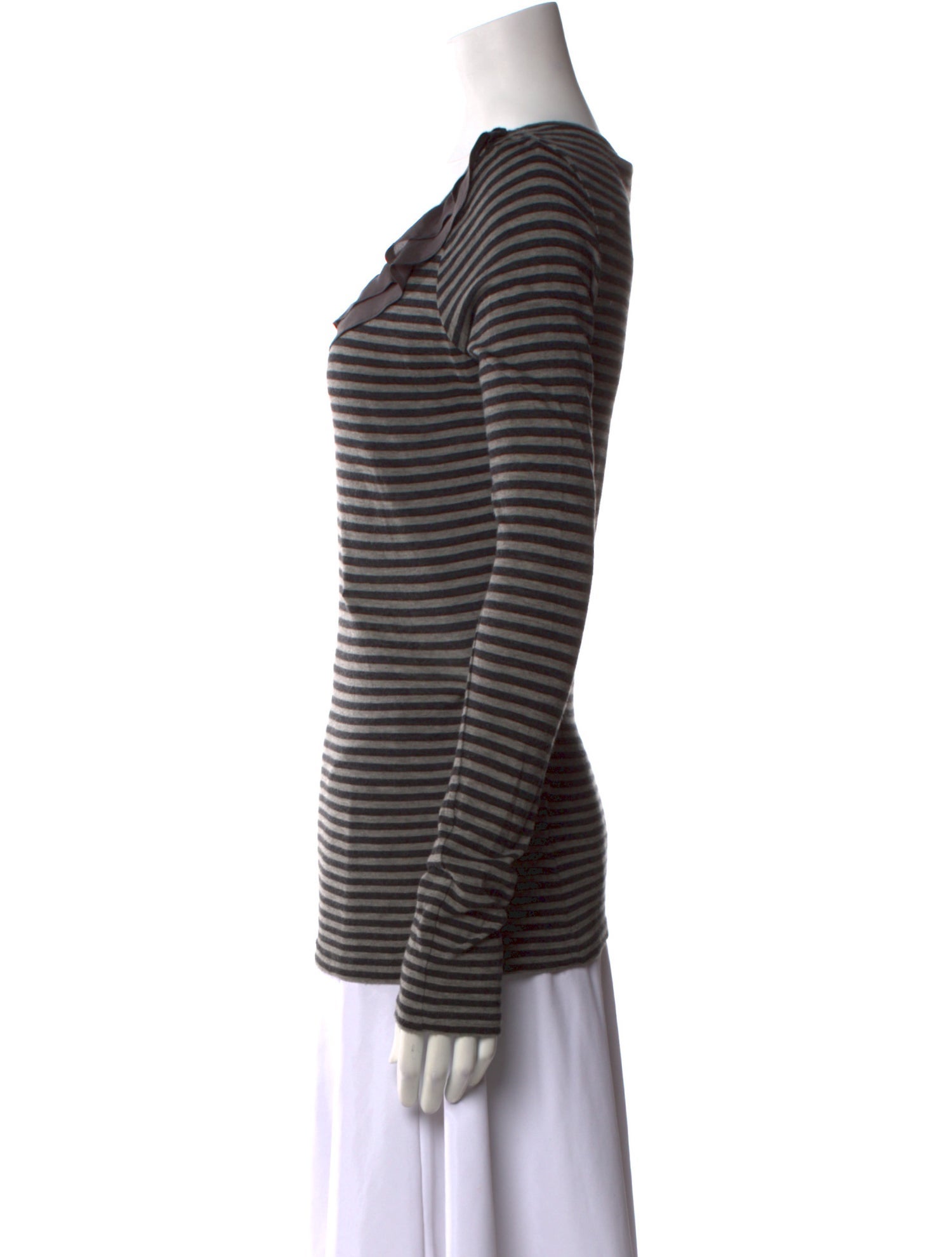 Weekend Max Mara Striped Scoop Neck Top