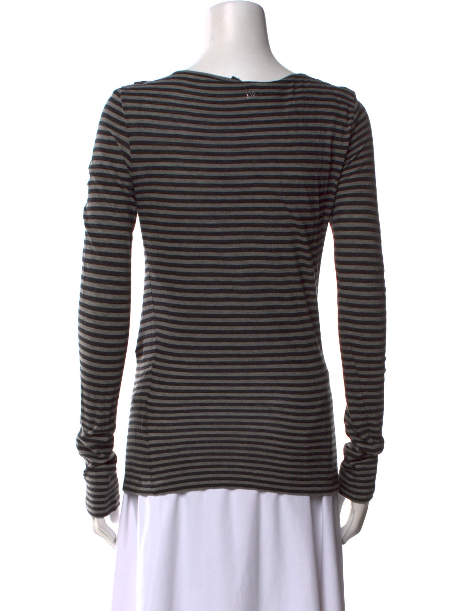 Weekend Max Mara Striped Scoop Neck Top