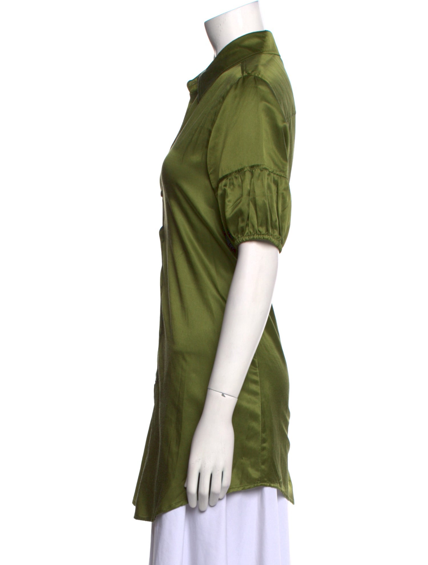 Weekend Max Mara Short Sleeve Button-Up Top