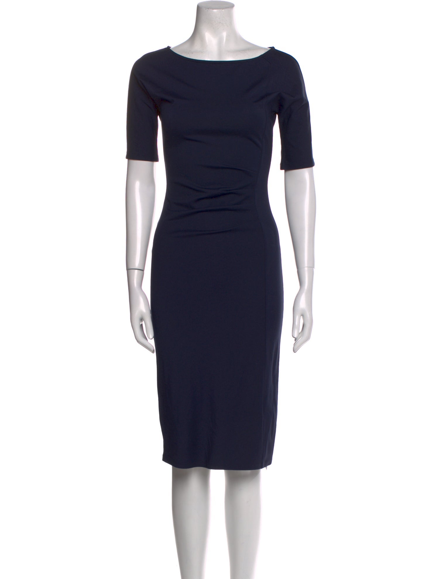 Weekend Max Mara Bateau Neckline Knee-Length Dress