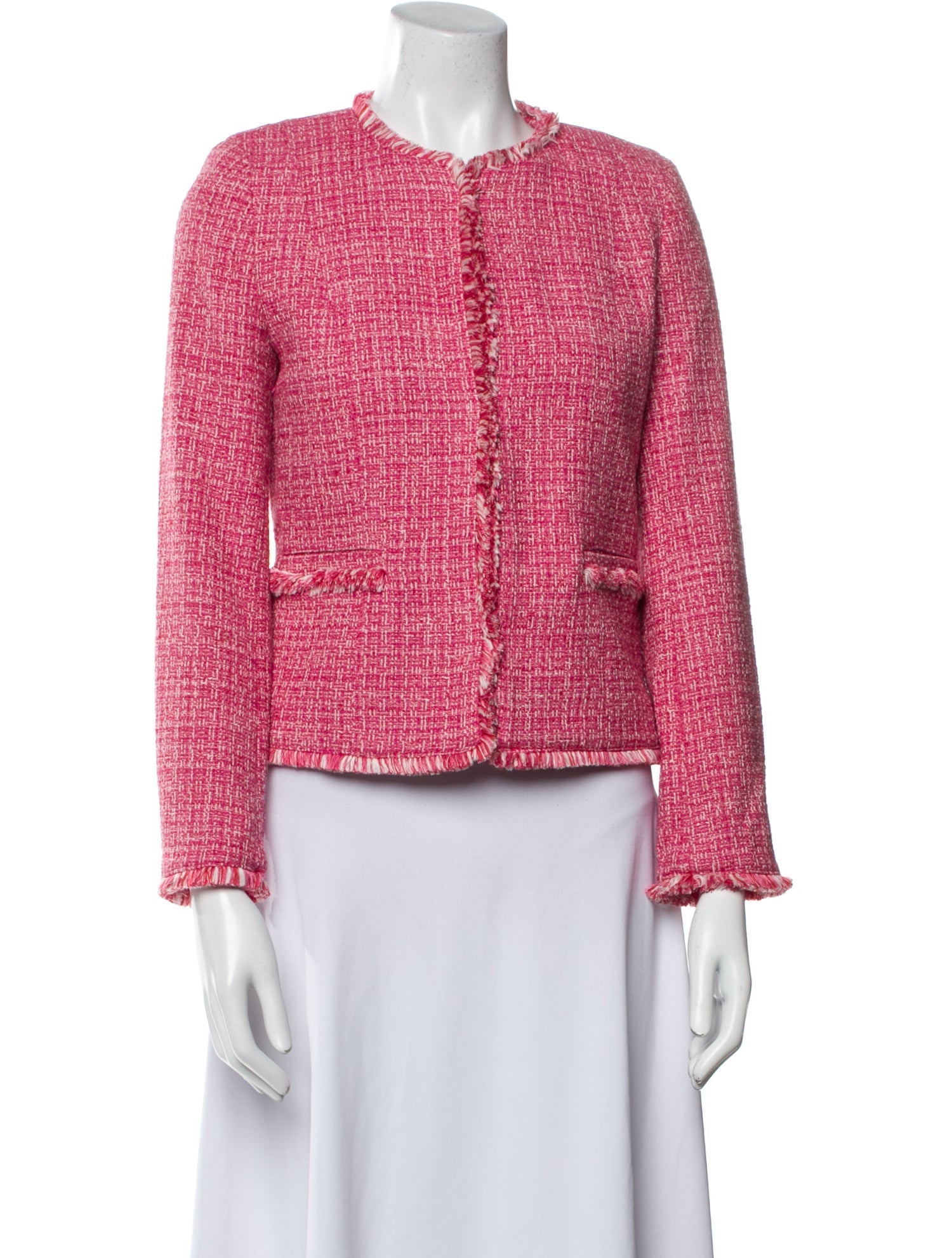 Weekend Max Mara Tweed Pattern Evening Jacket