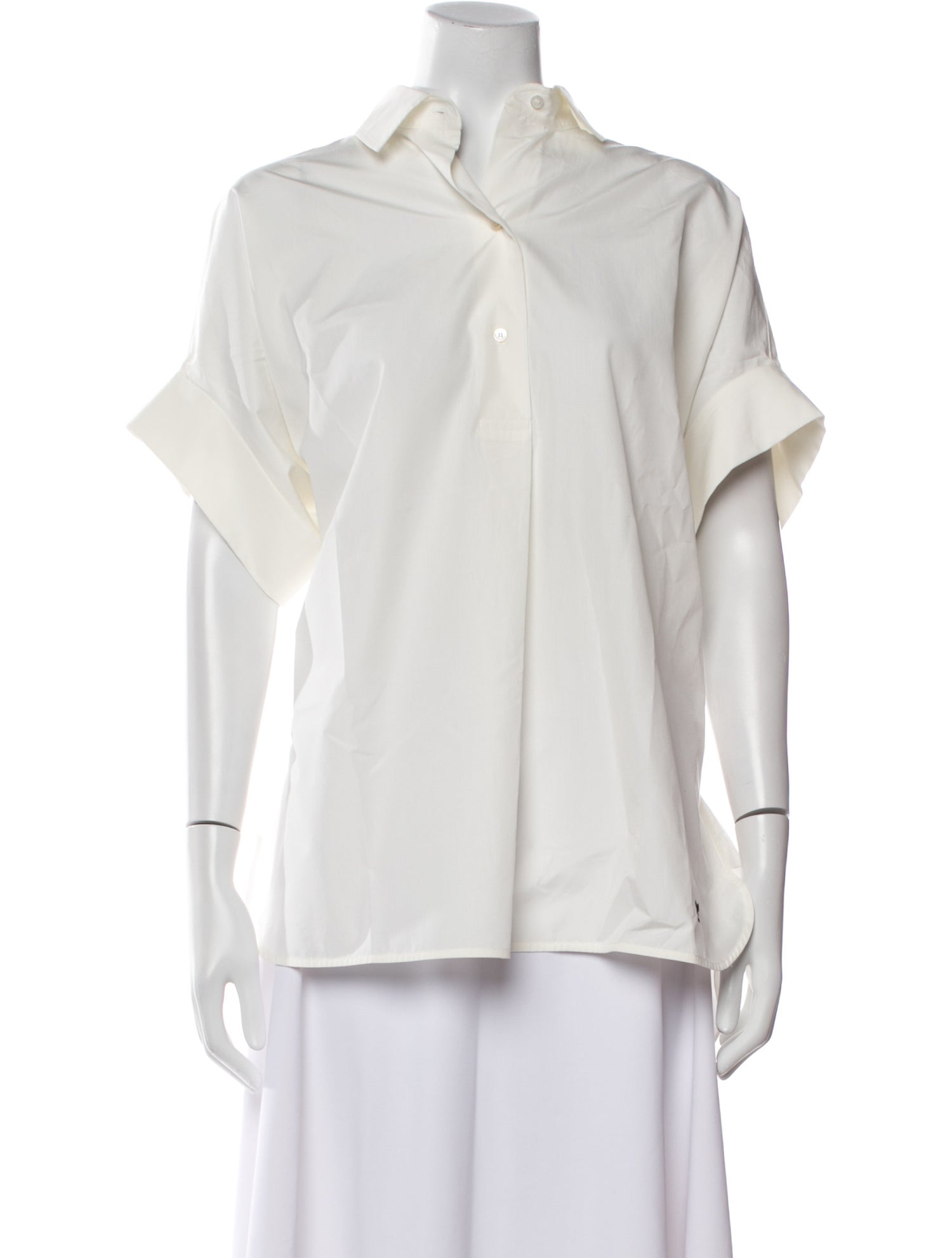 Weekend Max Mara Short Sleeve Button-Up Top