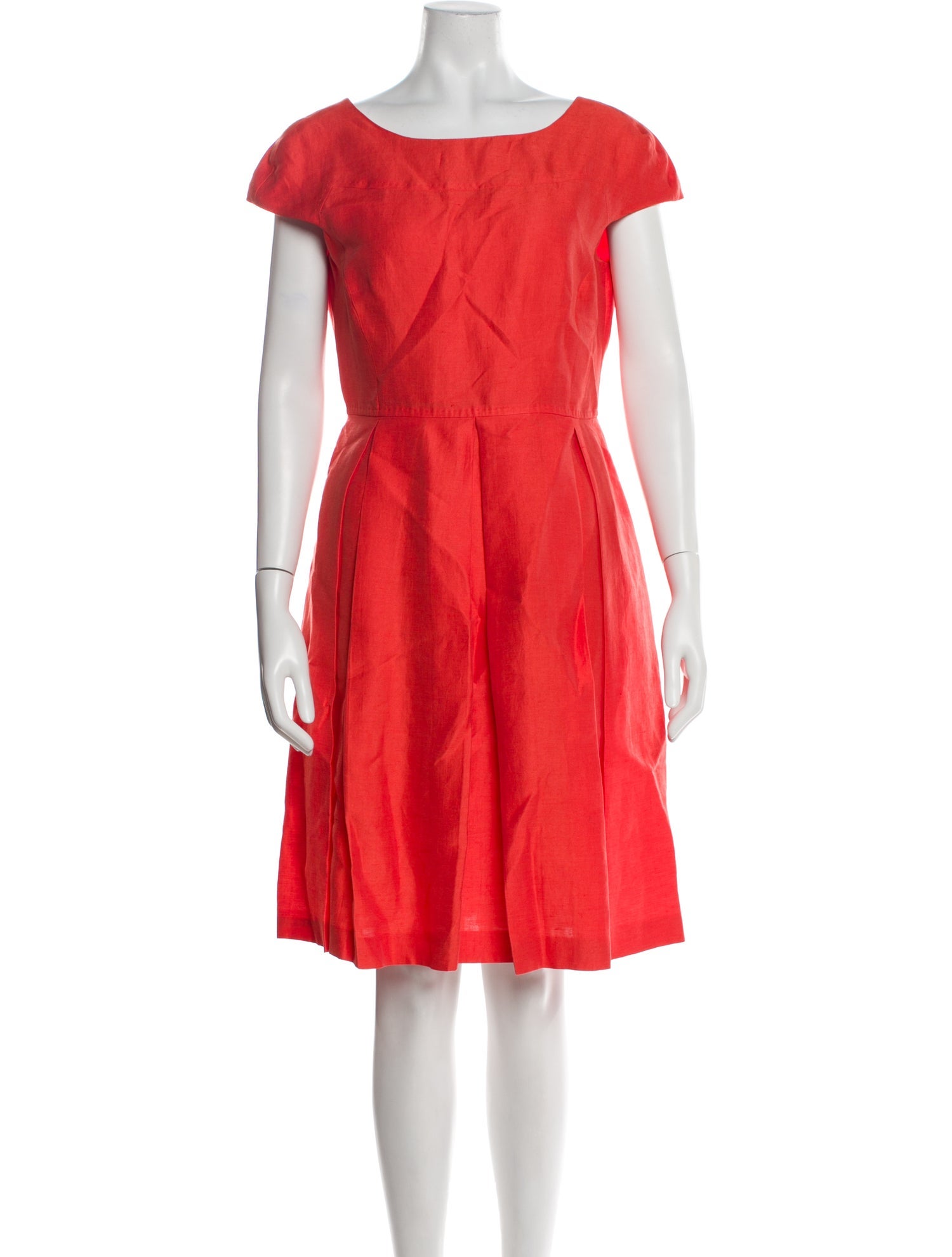 Weekend Max Mara Bateau Neckline Knee-Length Dress