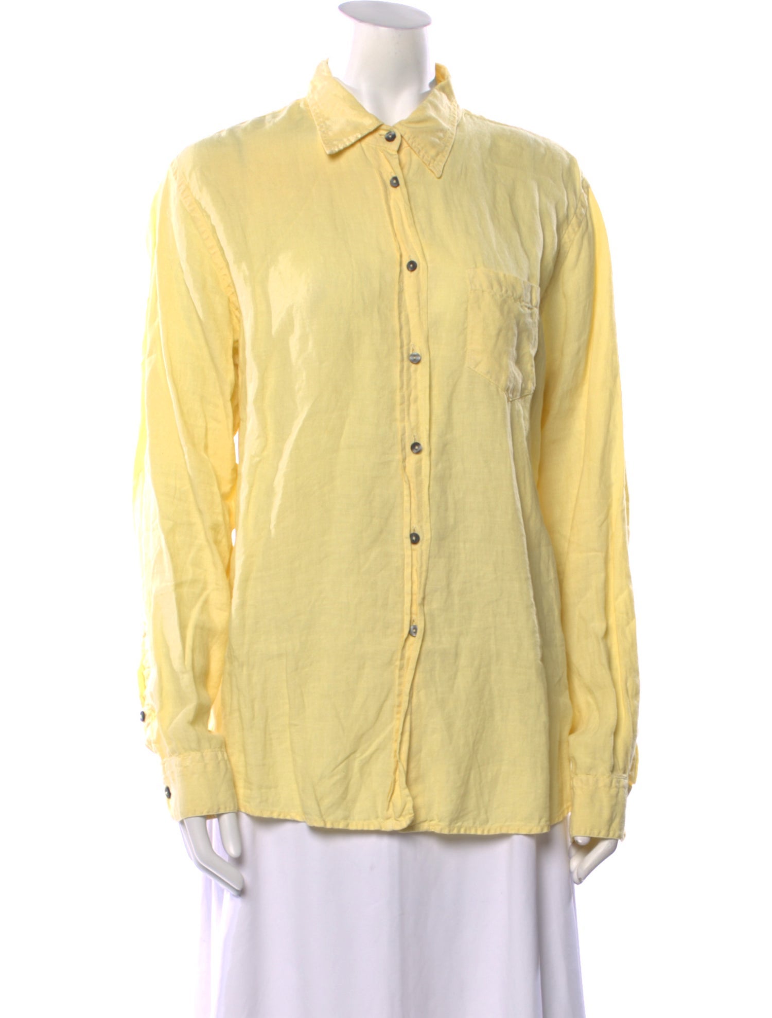 Weekend Max Mara Long Sleeve Button-Up Top