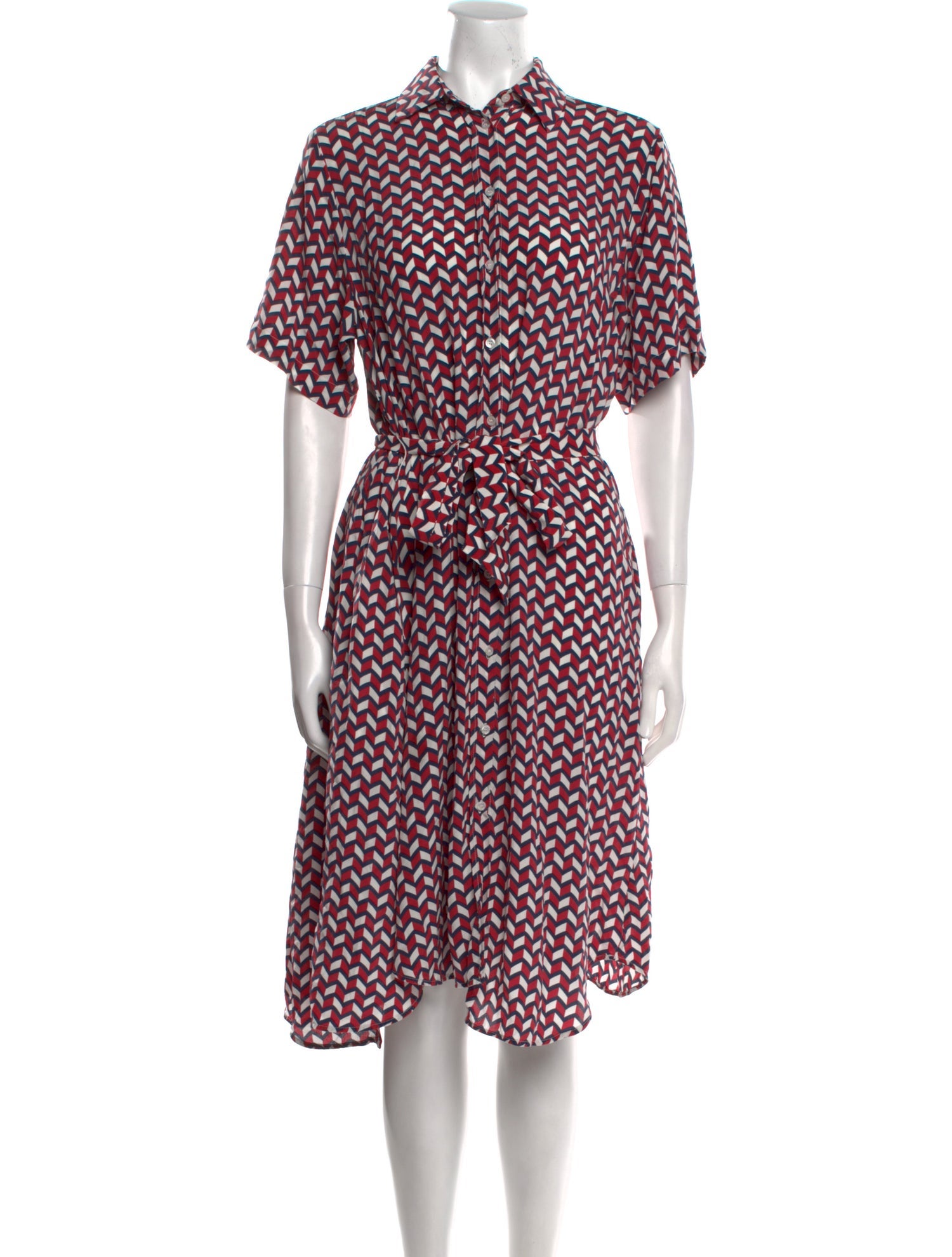 Weekend Max Mara Silk Knee-Length Dress