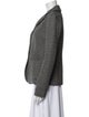 Weekend Max Mara Wool Houndstooth Print Blazer