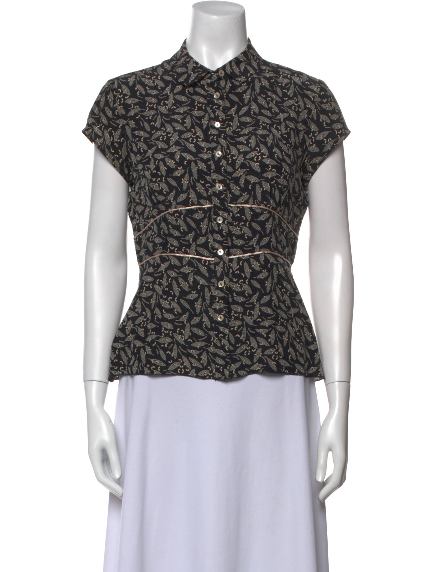 Weekend Max Mara Silk Printed Top