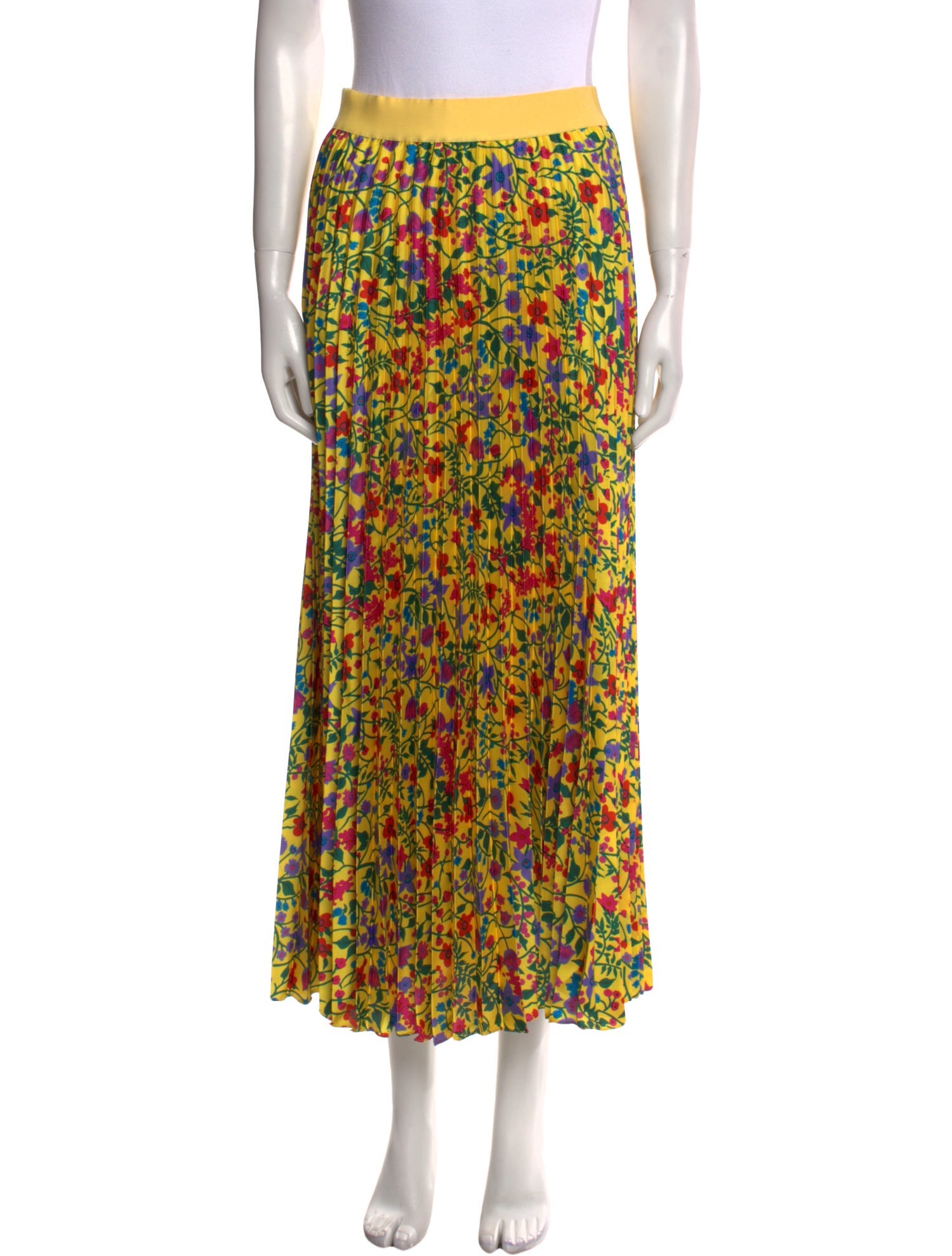 Weekend Max Mara Floral Print Midi Length Skirt w/ Tags