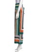 Weekend Max Mara Colorblock Pattern Wide Leg Pants