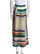 Weekend Max Mara Colorblock Pattern Wide Leg Pants
