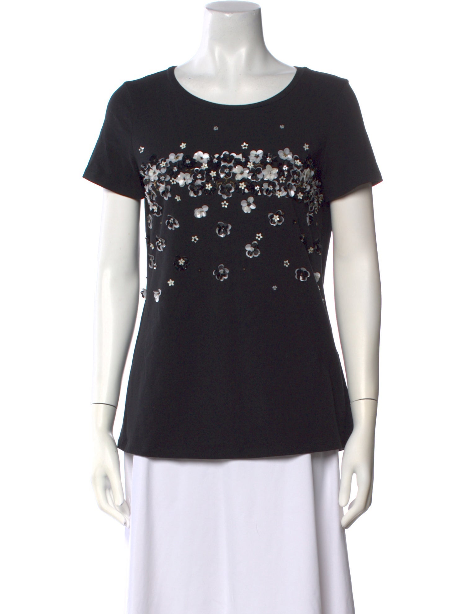 Weekend Max Mara Scoop Neck Short Sleeve T-Shirt